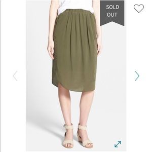 Madewell Silk Island Skirt